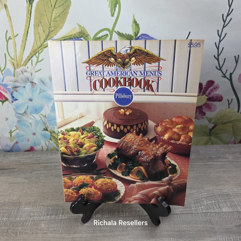 Great American Menus Cookbook Pillsbury 1984 paperback Vintage